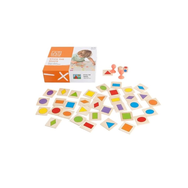 36pc TFL Stick the Shape Recognition Game Educational Toy Kids/Children - 3y+