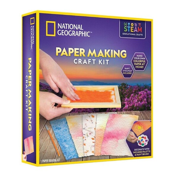National Geographic Paper Making Craft Kit