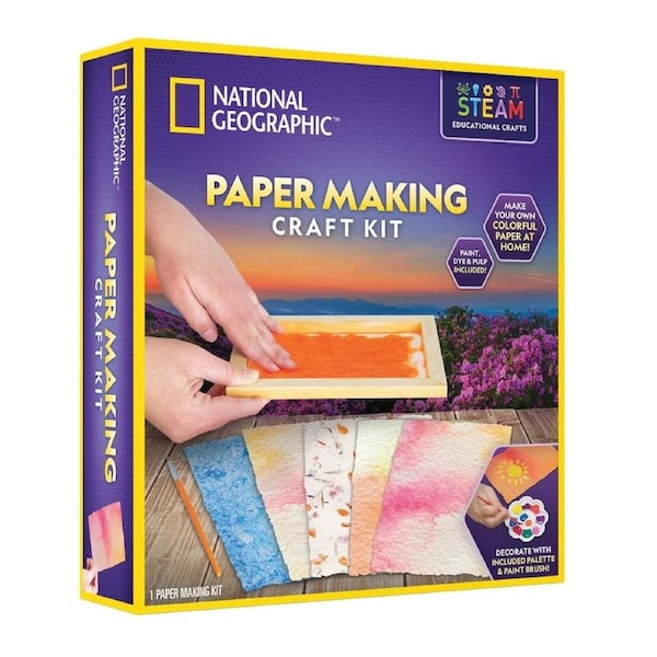 National Geographic Paper Making Craft Kit