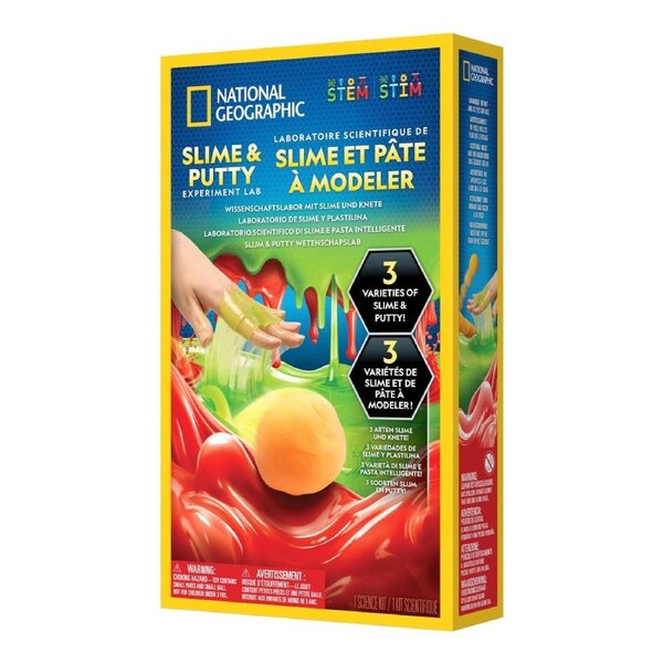 National Geographic Slime and Putty Experiment Lab Activity Kit