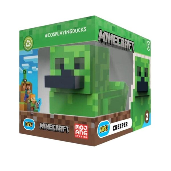 TUBBZ Minecraft Creeper Boxed Edition Cosplaying Duck Figure