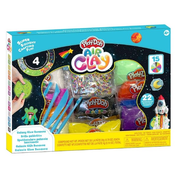 Play-Doh Air Clay Galaxy Glow Bonanza