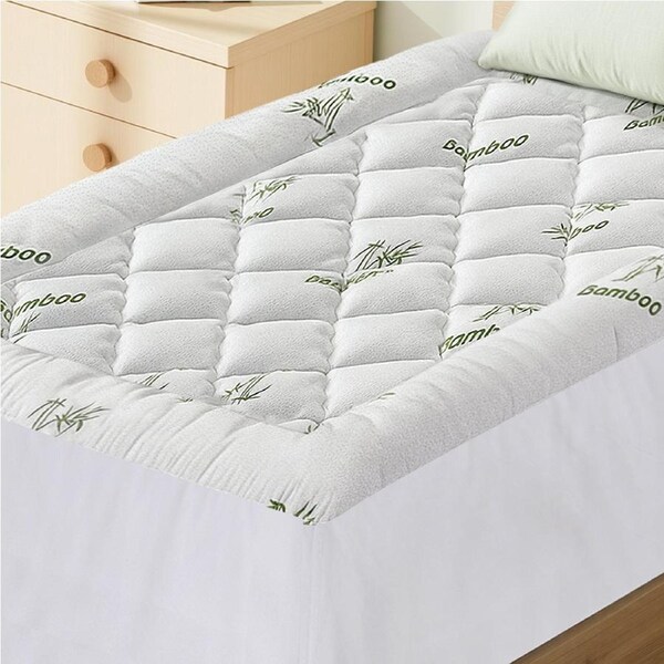 Giselle Mattress Topper 5cm Pillowtop toppers Bamboo Mattresses Protector Single