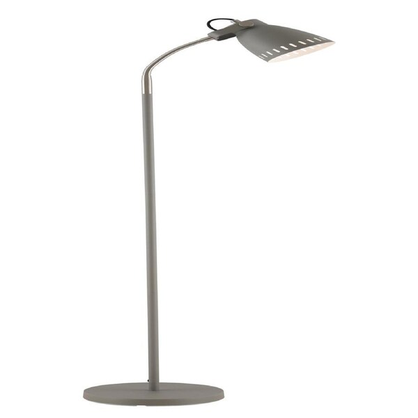 Ashwood TFS Grey and Nickel Floor Lamp with Sleek Contemporary Style