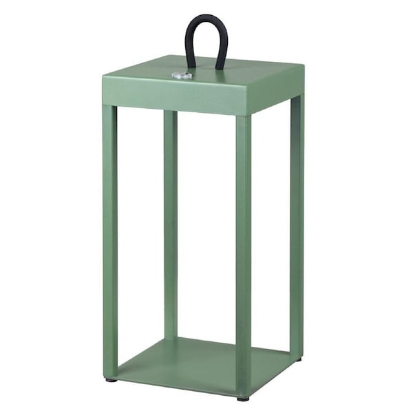 Cantoform TFS Green Rechargeable Table Lamp, Portable LED with USB Charging