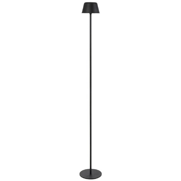 Heidelberg TFS Black Sand Rechargeable LED Floor Lamp with Touch Switch and 3CCT
