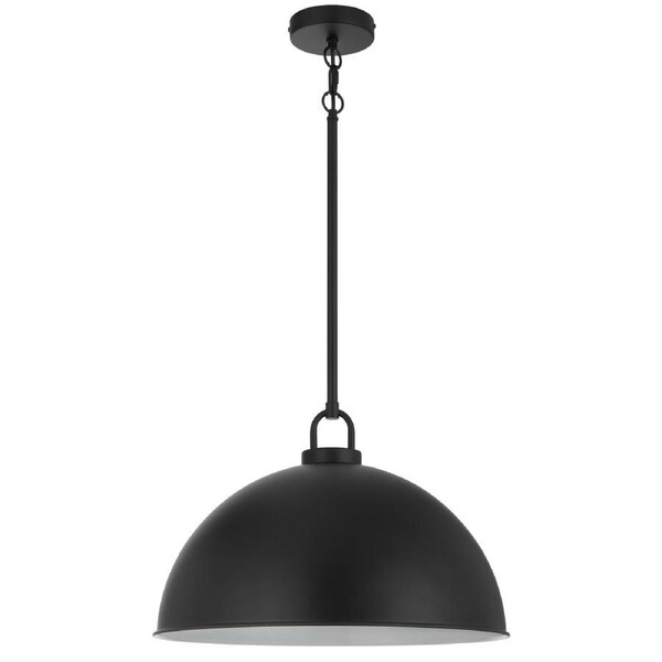 Astra TFS Black Pendant with Rod Suspension for Elegant Contemporary Interiors