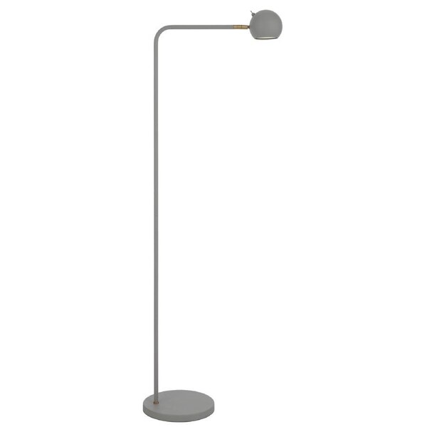 Vitaville TFS Modern Grey Sand Floor Lamp with GU10 Spotlight Adjustable Head