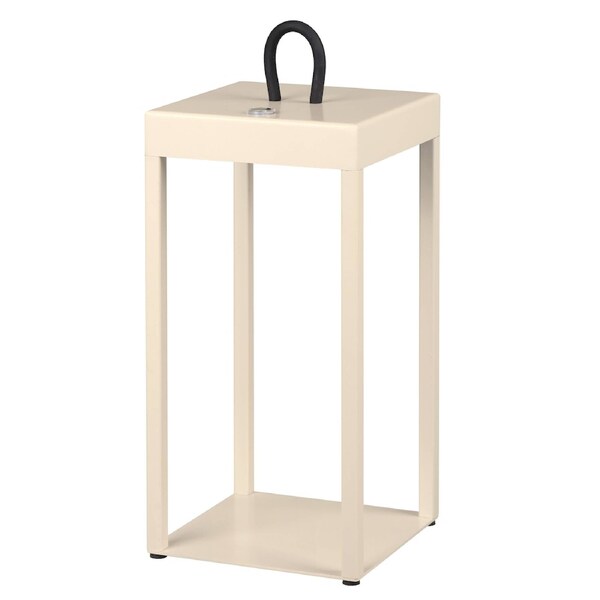 Lumomark TFS Beige Rechargeable Table Lamp, USB Charge and LED Warm Glow
