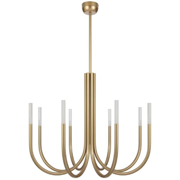 Cantoton TFS 8 Light Painted Gold Pendant with Elegant 980mm Wide LED Design