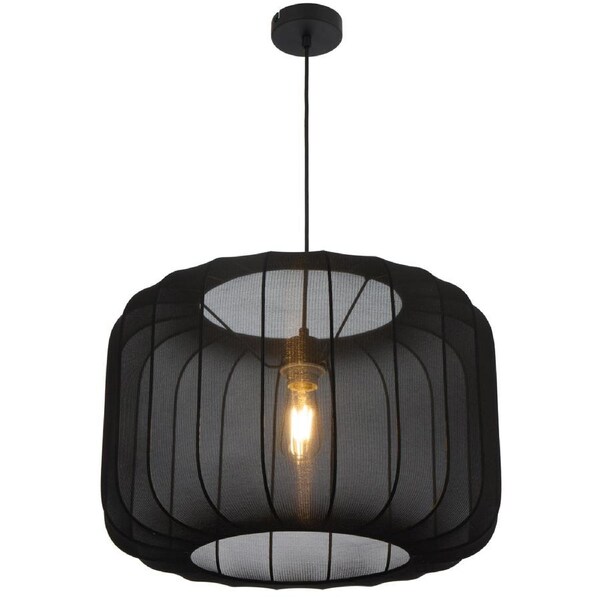 Altoform TFS Large Black Pendant Light with 50cm Wide Modern Minimalist Design