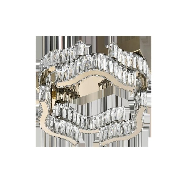 Vitaform TFS Gold 40cm LED CTC Pendant with Remote and Adjustable Color Temp