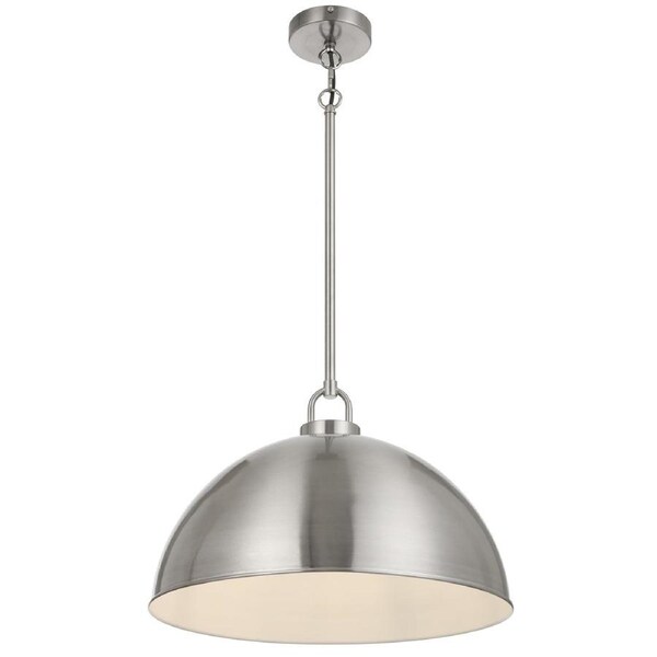 Breeze TFS Nickel Pendant with Rod Suspension for Elegant Contemporary Interiors
