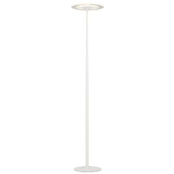 Lumomont TFS White Sand LED Floor Lamp with 3CCT Dimming for Modern Home Spaces