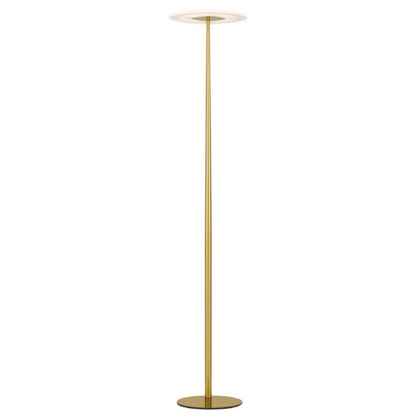 Norawood TFS Antique Gold LED Floor Lamp with 3CCT Dimmable Lighting for Elegance
