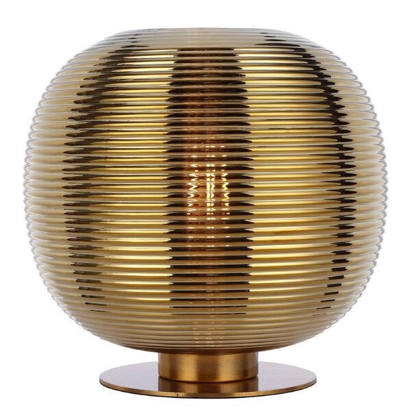 Tarragona TFS Antique Gold Table Lamp with Gold Glass for Elegant Interior Styling