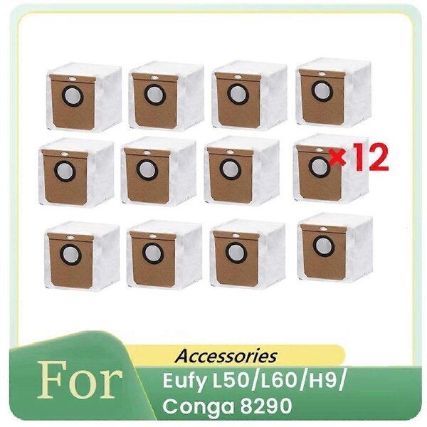 12 Pcs Dust Bags for L50/L60/H9/ 8290 Sweeper Accessories Built to Last and Work Well