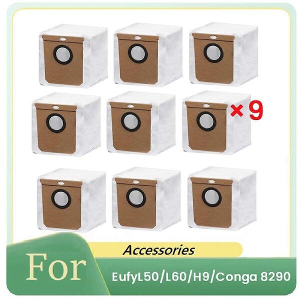 9 Pcs Dust Bags for L50/L60/H9/ 8290 Sweeper Accessories Built to Last and Work Well