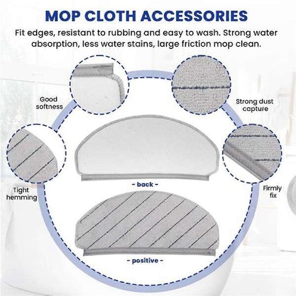 38 Pcs for Debot N20 / N20 Plus / N20 Sweeping Robot Accessories Cleaner Parts Replacement