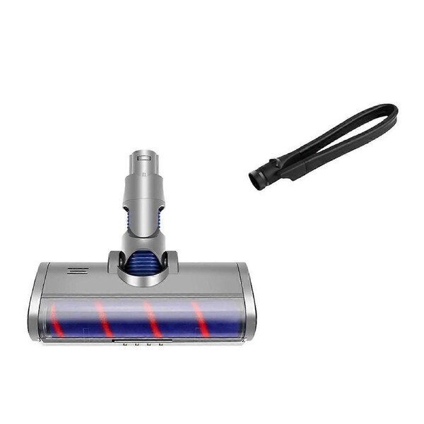 Vacuum Electric Floor Brush and Flat Suction Attachment for V6 Vacuum Cleaner Replacement Parts