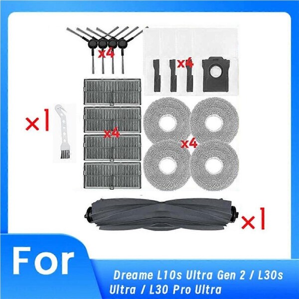 For L10s Ultra Gen 2 / L30s Ultra Robot Vacuum Main Side Brush