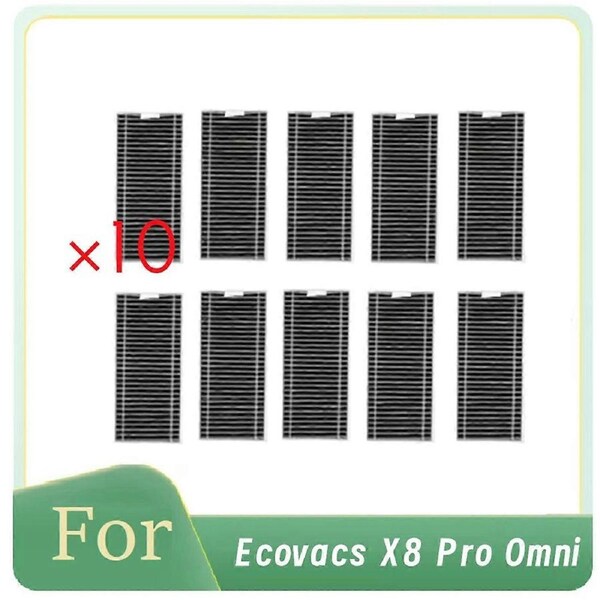 10 PCS Filter for Ecovacs X8 Pro Omni Vacuum Cleaner Accessories