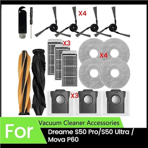 For Dreame S50 Pro/S50 Ultra /Mova P60 Vacuum Attachments Parts