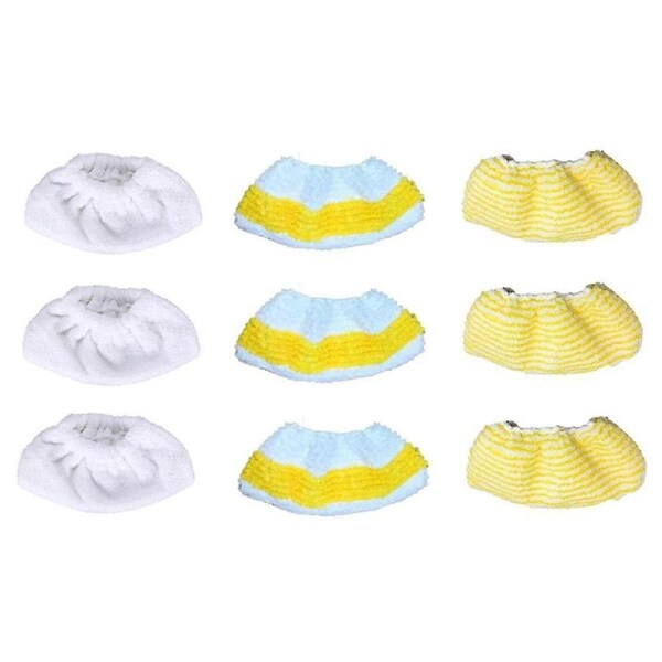 9PCS Steam Mop Cloths Cover for Easyfix SC2 SC3 SC4 SC5 Handheld Vacuum Cleaner Parts Microfiber Cleaning Pad