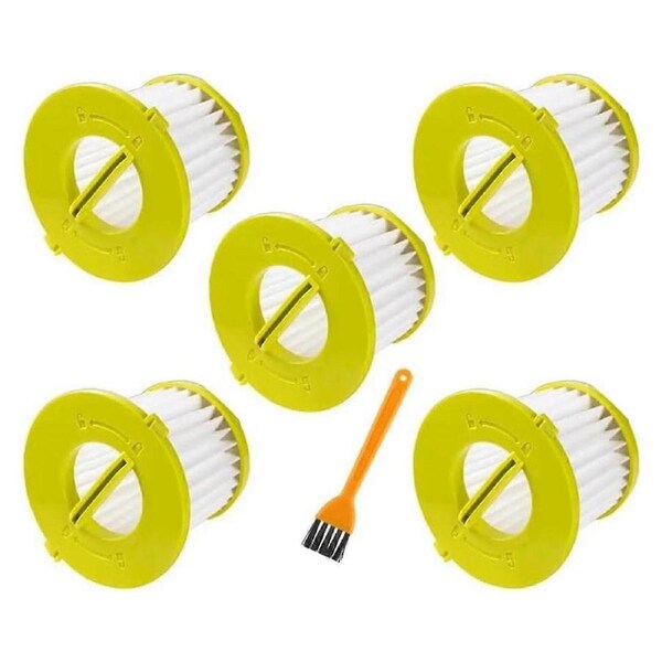 5pcs Replacement Washable Filter for 18V ONE+ PERFORMANCE HAND VACUUM PCL704K, PCL705K,PCL705B,PCL700