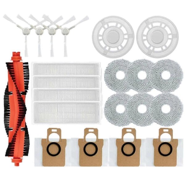For M30 Pro Robot Vacuum Cleaner Mop Choth Vacuum Bags Accessories Main Side Brush Filter Spare Parts