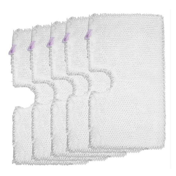 5 Pack Microfiber Steam Pocket Mop Pads Compatible for Rectangle Mop S3500 Series S3501 S3601 S3550