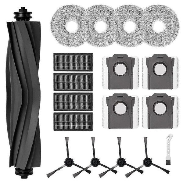 For X30 Ultra / L10s Pro Ultra Main Side Brush HEPA Filter Mop Pads Dust Bags Replacement Spare Parts