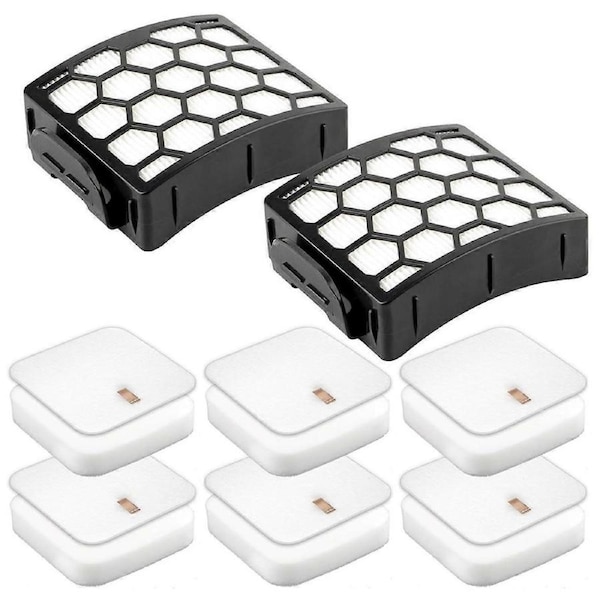 Hepa Filters Foam Filters Compatible for LA502, LA322, LA702, LA502, LA301, Upright Vacuum Replacement Filter