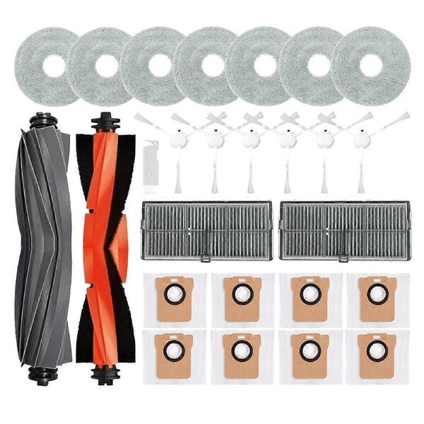 For M30S D103CN Robot Vacuum Cleaner Main Side Brush Hepa Filter Dust Bag Mop Cloth Replacement Parts