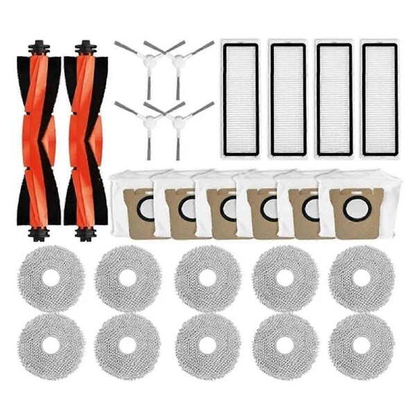 For Robot Vacuum X10+ / X20+ / X20 Plus Robot Vacuum Cleaner Main Side Brush Hepa Filter Mop Cloth Accessories
