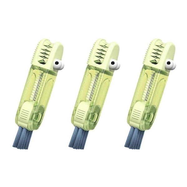 3 in 1 Cup Lid Cleaning Brush, 2024 New Crevice Cleaning Brush Set for Bottle Mouth Tight Spaces Cup A