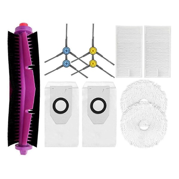 For V12 V10 W11 Robot Vacuum Cleaner Accessories Cleaning Replacement Parts Replacement Parts Main Brush