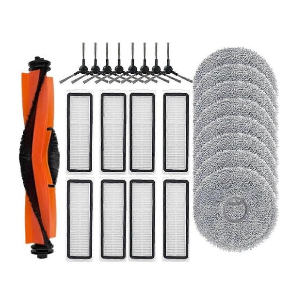 For Omni M30 D102 Robot Vacuum Cleaner Main Side Brush Mop Cloth Dust Bag Accessories Replacement