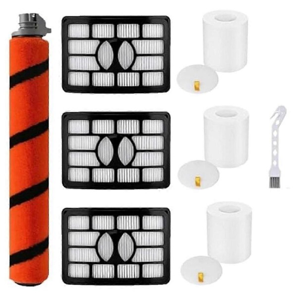 For Rotator Pro DuoClean Lift-Away ZU780 ZU782 ZU785 Vacuum 1 Brushroll 3 Post-Motor Filter 3 Foam&Felt Filters