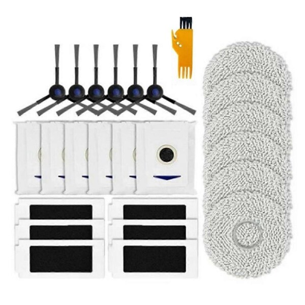 For T30 PRO OMNI/DDX14 / M12 Pro+ Vacuum Cleaner Dust Bags Hepa Filter Side Brush Mop Cloth Accessories