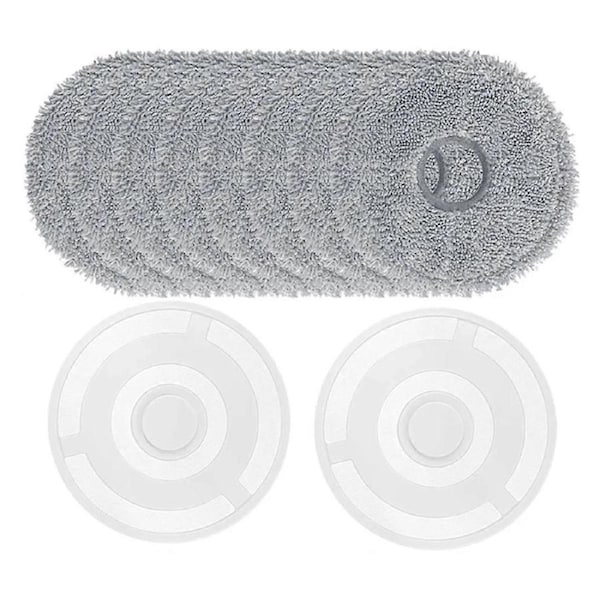 For M30 PRO / C107 Robot Vacuum Cleaner Accessories Mop Cloth Holder+Mop Cloth Replacement Washable Mop Pad
