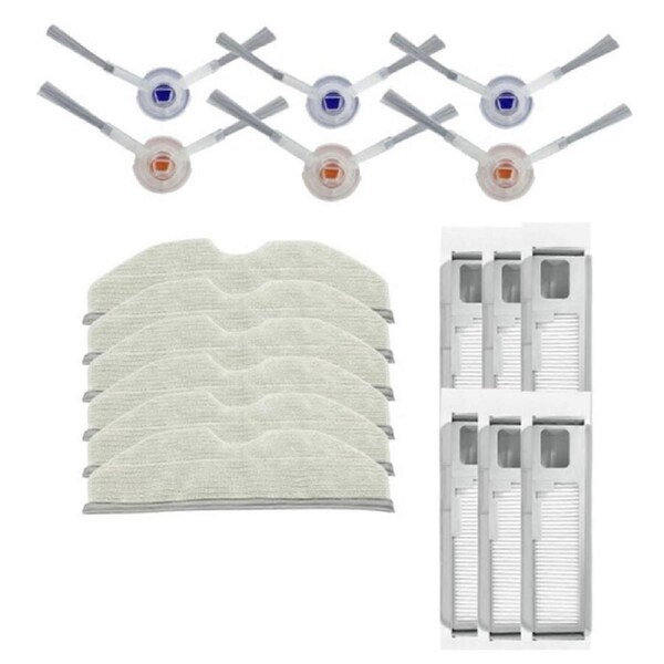 Fit for Freo X Plus Robot Vacuum Mopping Cloth Side Brush Accessories Spare Parts Mop Cloth