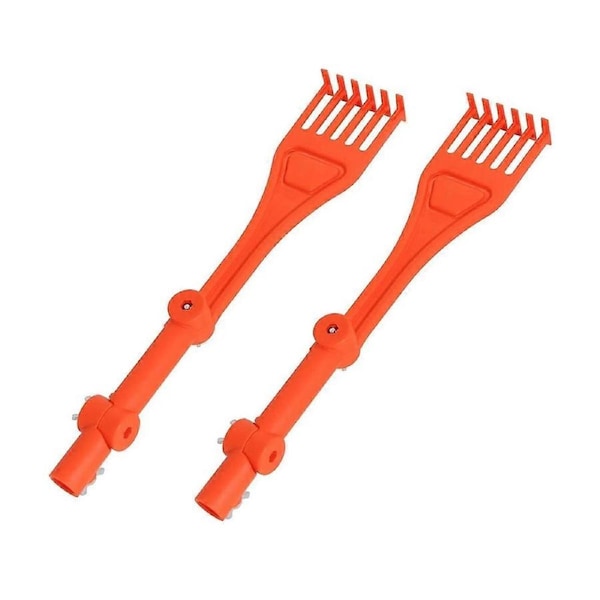 2PCS Gutter Cleaning Tools Mini Rake Rotatable Handle Gutter Cleaning Tools for Roofs Gutters