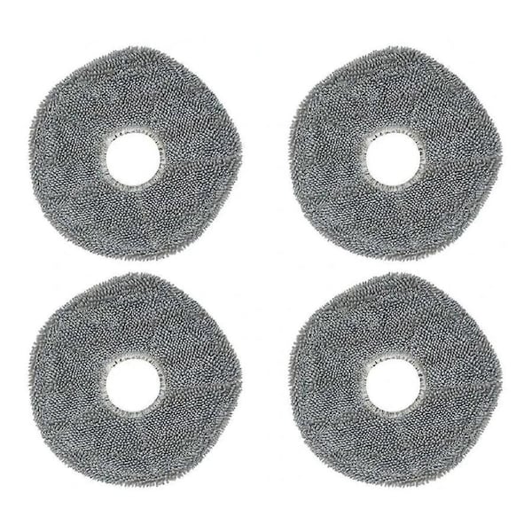 4pcs Mop Cloth Washable for X9 Pro / X10 Pro Omni Robot Vacuum Replacement Parts Vacuum Mopping Pad