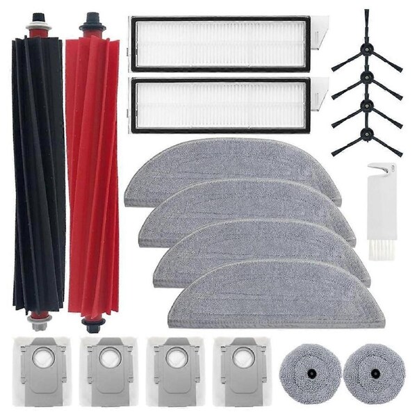 For S8 MaxV Ultra Robot Vacuum Cleaner Main Side Brushes Mop Cloths HEPA Filters Dust Bags Accessories