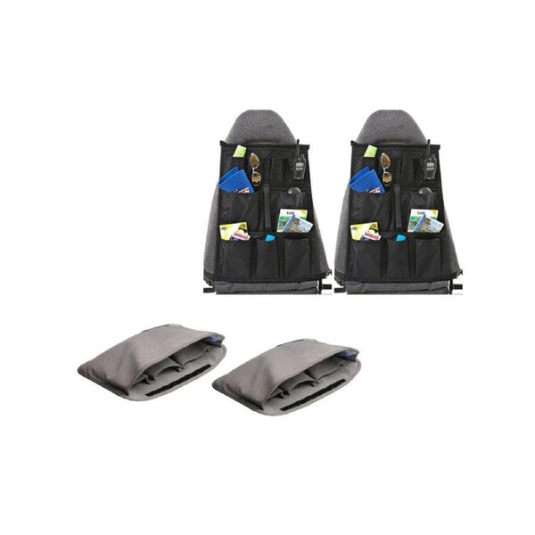 2x Kings Car Seat Organiser + 2x Plus Pocket Organiser