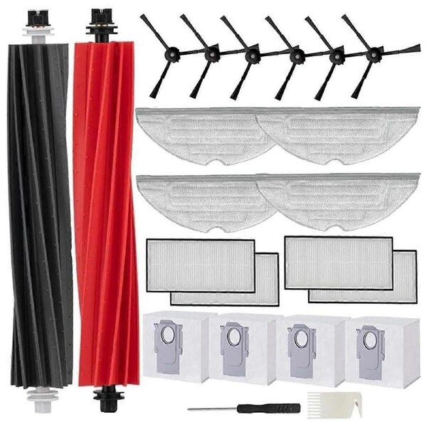 Replacement Set for S8 S8 Pro Ultra S8 Plus Robot Vacuum Cleaner Main Side Brush Hepa Filter Mop Cloth