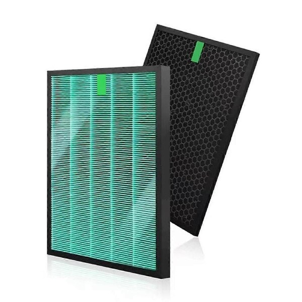 Air Purifier Replacement Filter Set for -G50 -H50 -J50 -GM50 True H13 Activated Carbon HEPA Filter