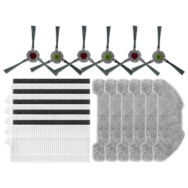 For P30 Replacement Parts Accessories Main Side Brush Hepa Filter Mop