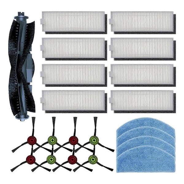 Replacement Accessories Kit for G8000/G8000 Pro Robot Vacuum Parts Hepa Filter Side Brush Mop Pad